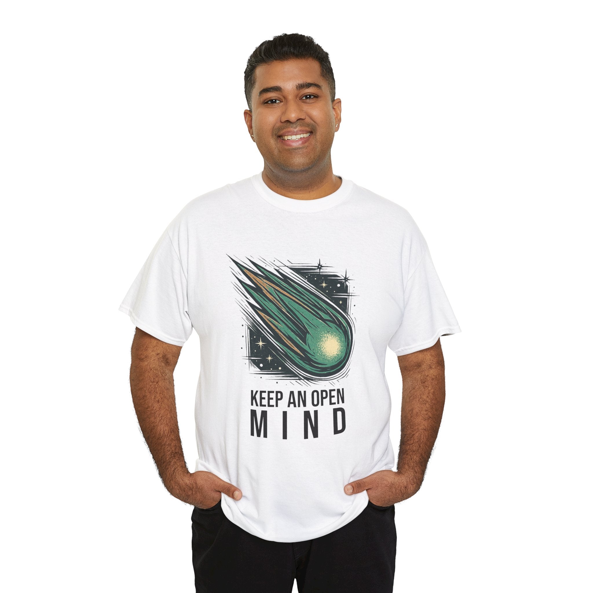 Graphic Tee | Keep an Open Mind | Retro Comet | 3i/Atlas