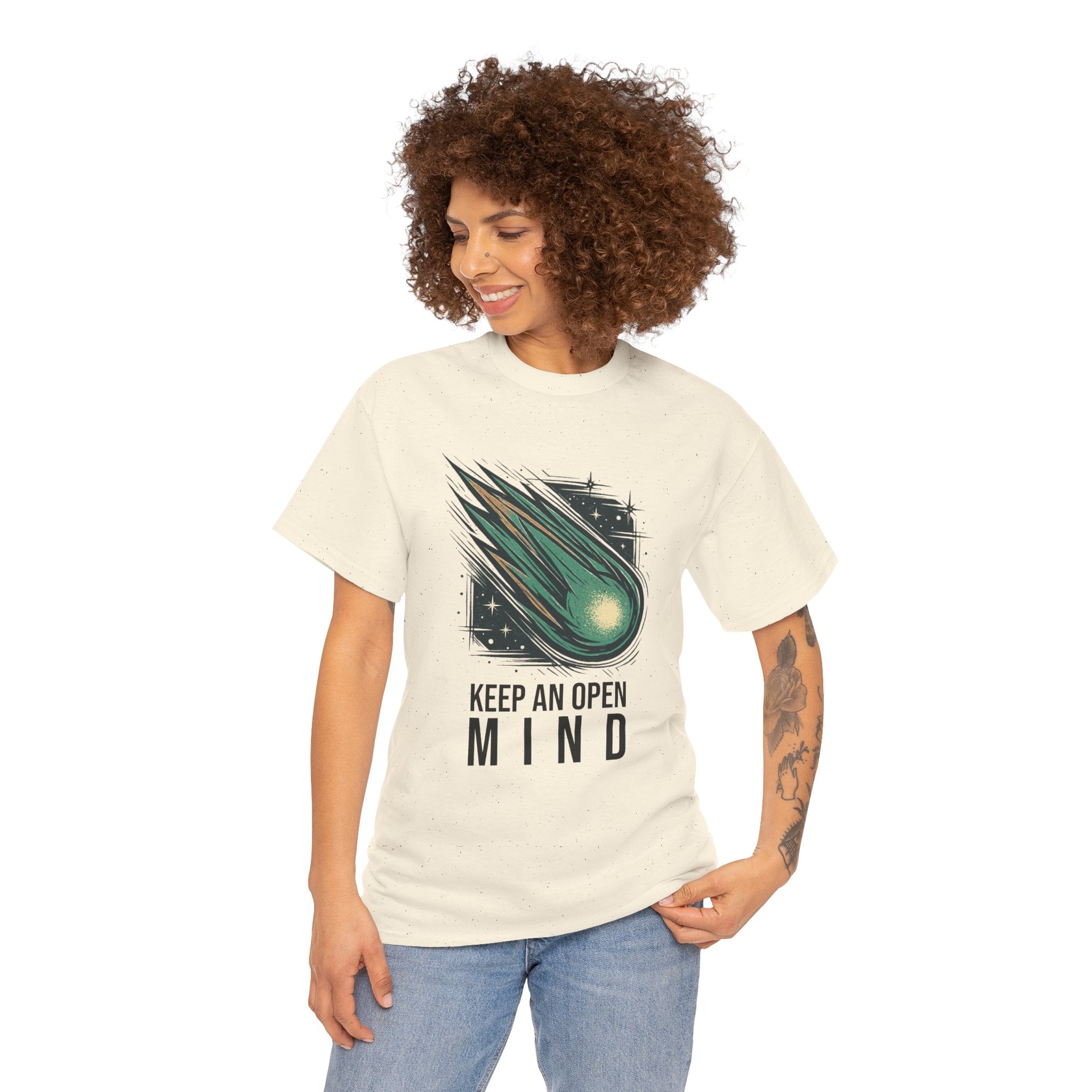 Graphic Tee | Keep an Open Mind | Retro Comet | 3i/Atlas